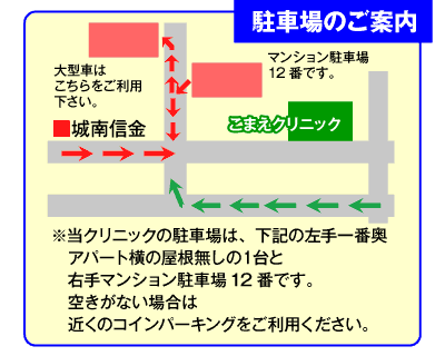 駐車場のご案内
